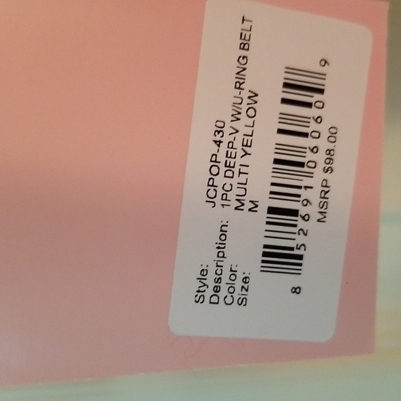 🌞JUICY COUTURE ONE PIECE BATHING SUIT NWT 🌞 - Picture 3 of 8